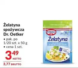 Makro Żelatyna spożywcza Dr. Oetker oferta