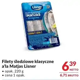Makro Filety śledziowe klasyczne a'la Matjas Lisner oferta