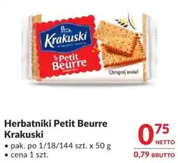 Makro Herbatniki Petit Beurre Krakuski oferta
