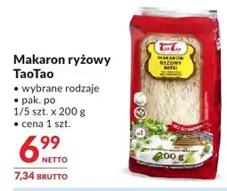 Makro Makaron ryżowy TaoTao wybrane rodzaje oferta