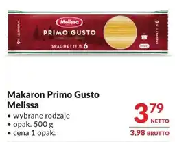 Makro Makaron Primo Gusto Melissa wybrane rodzaje oferta