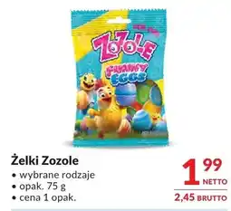 Makro Żelki Zozole wybrane rodzaje oferta