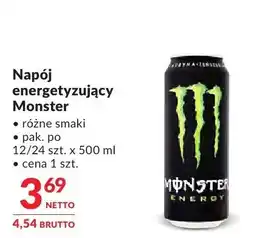 Makro Napój energetyzujący Monster różne smaki oferta