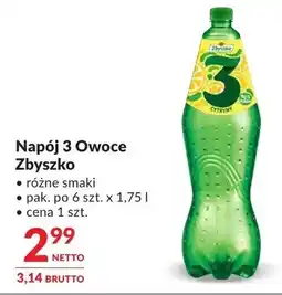 Makro Napój 3 Owoce Zbyszko różne smaki oferta