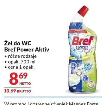 Żel do WC Bref Power Aktiv różne rodzaje