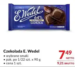 Makro Czekolada E. Wedel wybrane smaki oferta