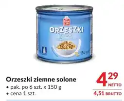 Makro Orzeszki ziemne solone oferta