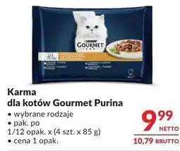 Makro Karma dla kotów Gourmet Purina wybrane rodzaje oferta