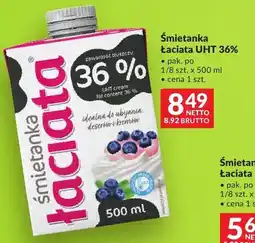 Makro Śmietanka Łaciata UHT 36% Mlekpol oferta