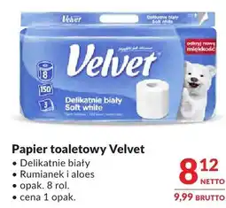 Makro Papier toaletowy Velvet Delikatnie biały oferta