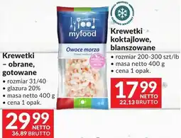 Makro Krewetki - obrane, gotowane myfood oferta
