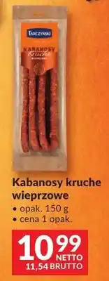 Makro Kabanosy kruche wieprzowe oferta