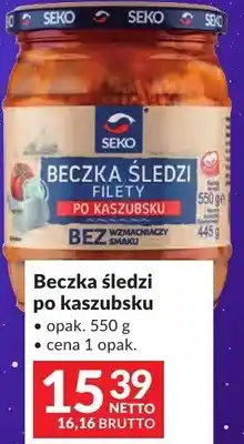 Makro Beczka śledzi po kaszubsku Seko oferta