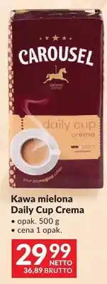 Makro Kawa mielona Carousel Daily Cup Crema oferta