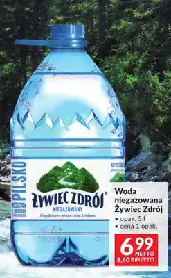 Makro Woda niegazowana Żywiec Zdrój oferta