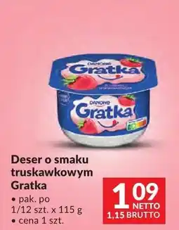 Makro Deser o smaku truskawkowym Gratka oferta