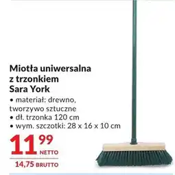 Makro Miotła uniwersalna z trzonkiem Sara York oferta