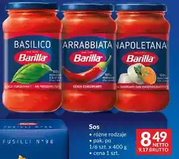 Makro Sos różne rodzaje Barilla oferta
