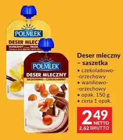 Makro Deser mleczny saszetka czekoladowo-orzechowy, waniliowo-orzechowy oferta