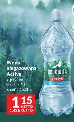 Makro Woda niegazowana Active Rodowita oferta