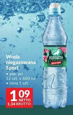 Makro Woda niegazowana Sport Rodowita oferta