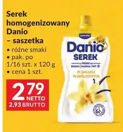 Makro Serek homogenizowany Danio saszetka oferta