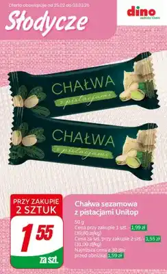 Dino Chałwa sezamowa z pistacjami oferta