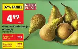Biedronka Gruszka Konferencja na wagę oferta