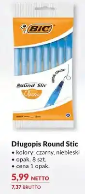 Makro Długopis BIC Round Stic niebieski oferta