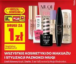 Biedronka Wszystkie kosmetyki do makijażu i stylizacji paznokci DRUGI ZA 1 ZŁ oferta