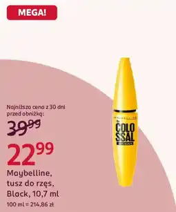 Rossmann Maybelline, tusz do rzęs, Black oferta