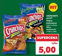 Kaufland Chipsy karbowane X-cut różne rodzaje oferta