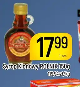 Delikatesy Piotruś Pan Syrop Klonowy Rolnik oferta