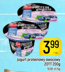 Delikatesy Piotruś Pan Jogurt proteinowy owocowy Zott oferta