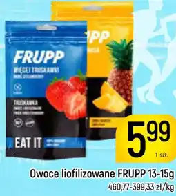 Delikatesy Piotruś Pan Owoce liofilizowane Frupp oferta