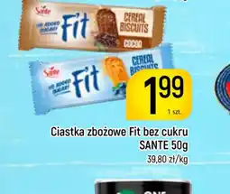 Delikatesy Piotruś Pan Sante Fit ciastka zbożowe oferta