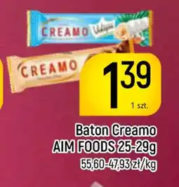 Delikatesy Piotruś Pan Baton Creamo AIM FOODS oferta