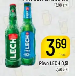 Delikatesy Piotruś Pan Piwo Lech oferta