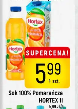 Delikatesy Piotruś Pan Sok 100% Pomarańcza Hortex oferta