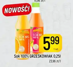 Delikatesy Piotruś Pan Sok 100% Grześkowiak oferta