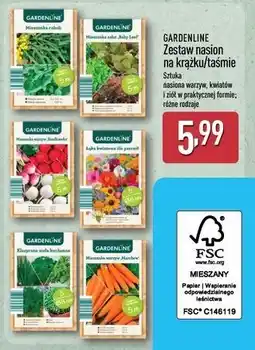 ALDI GARDENLINE Zestaw nasion na krążku/taśmie oferta
