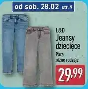 ALDI L&D Jeansy dziecięce (różne rodzaje) oferta