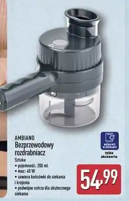 ALDI Rozdrabniacz elektryczny Ambiano oferta