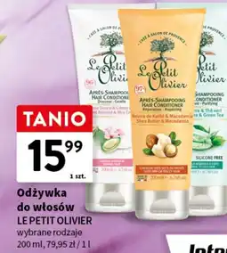 Intermarche Odżywka do włosów normalnych słodkie migdały i krem ryżowy Le Petit Olivier oferta
