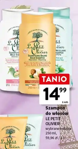 Intermarche Szampon do włosów słodkie migdały i krem ryżowy Le Petit Olivier oferta