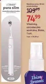 Rossmann Szczoteczka soniczka pura slim biała Vitammy oferta