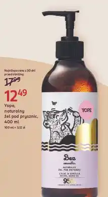Rossmann Żel pod prysznic bez i wanilia Yope oferta