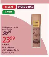 Rossmann Baza-serum do twarzy Lirene Shimmer Gold oferta