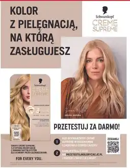 Rossmann Farma do włosów 7-16 Schwarzkopf Creme Supreme oferta