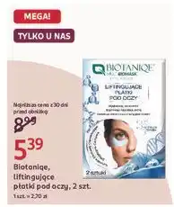 Rossmann Płatki pod oczy liftingujące Biotaniqe Multi Biomask oferta